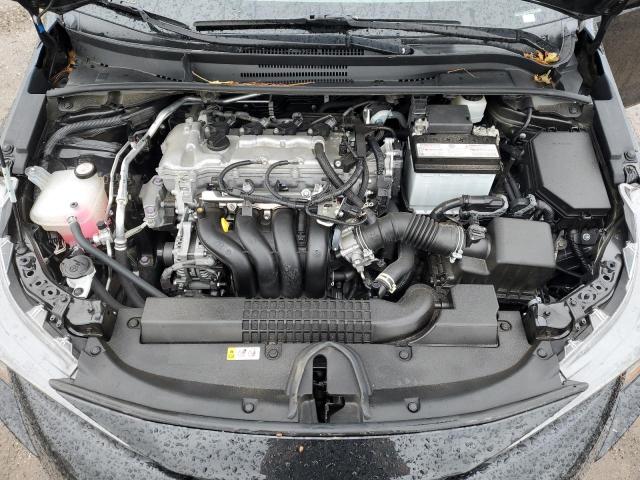 5YFEPMAE1NP337843 - 2022 TOYOTA COROLLA LE BLACK photo 11