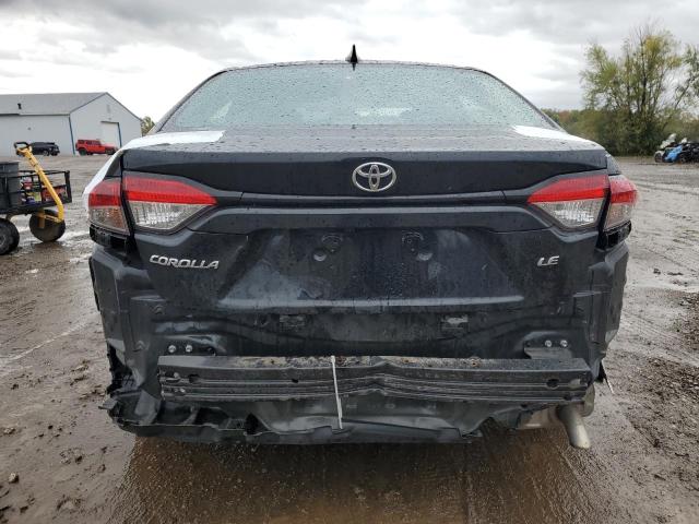5YFEPMAE1NP337843 - 2022 TOYOTA COROLLA LE BLACK photo 6