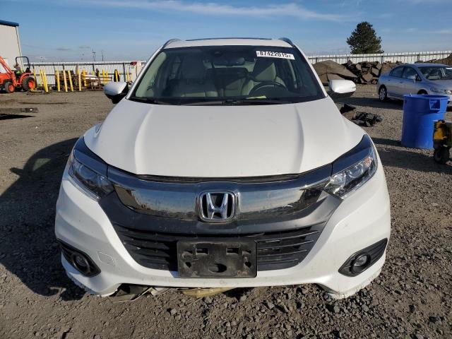 3CZRU6H77KM700849 - 2019 HONDA HR-V EXL WHITE photo 5