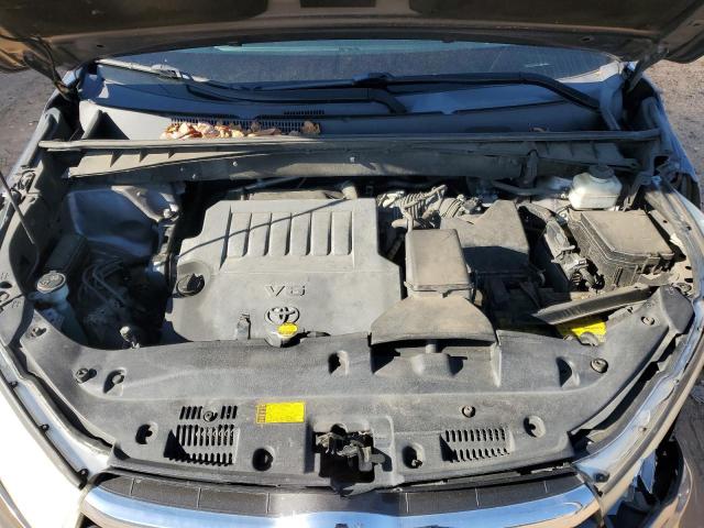 5TDKKRFH9ES019817 - 2014 TOYOTA HIGHLANDER XLE GRAY photo 12
