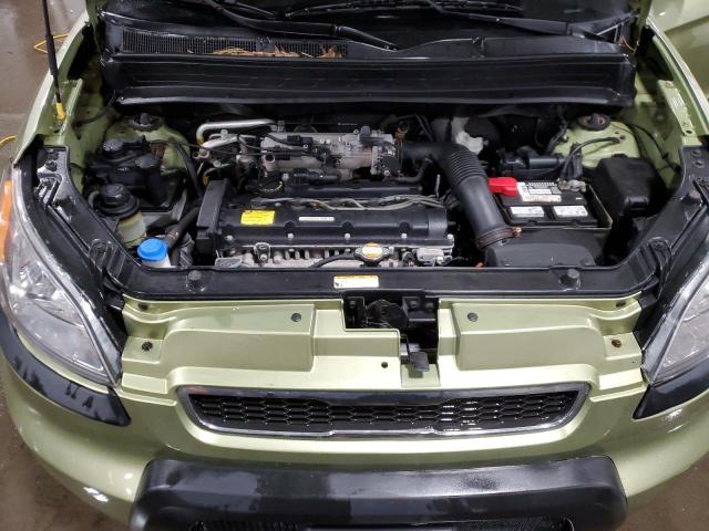 KNDJT2A21A7191184 - 2010 KIA SOUL + GREEN photo 12
