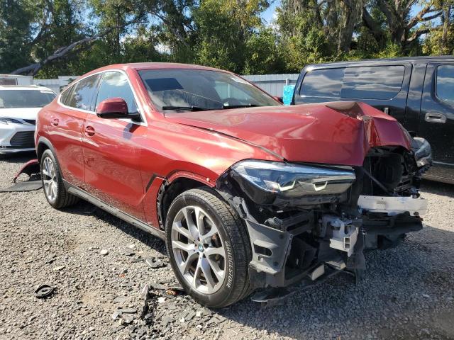 5UXCY6C02N9K95897 - 2022 BMW X6 XDRIVE40I RED photo 4