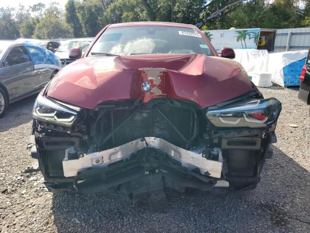 5UXCY6C02N9K95897 - 2022 BMW X6 XDRIVE40I RED photo 5
