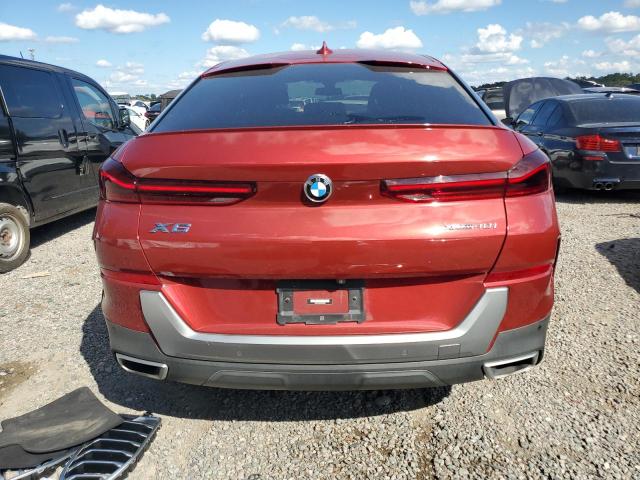 5UXCY6C02N9K95897 - 2022 BMW X6 XDRIVE40I RED photo 6
