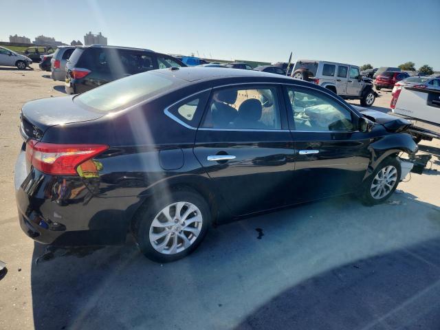 3N1AB7AP6KY433689 - 2019 NISSAN SENTRA S أسود صورة 3