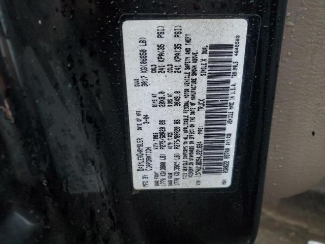 1D7HU18D54J221684 - 2004 DODGE RAM 1500 ST 黑色 照片 12