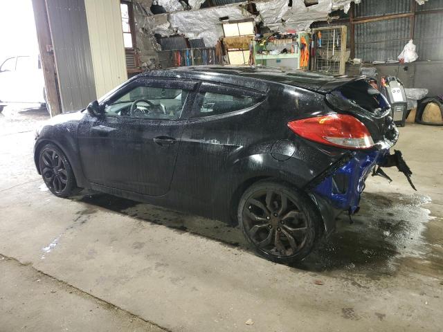 KMHTC6AD5CU020715 - 2012 HYUNDAI VELOSTER BLACK photo 2