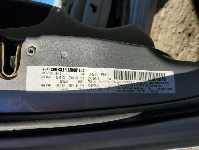 2C4RC1CG5CR156400 - 2012 CHRYSLER TOWN & COU TOURING L SILVER photo 14