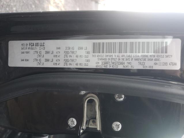 3C6RR7LTXKG723064 - 2019 RAM 1500 CLASS SLT 黑色 照片 13