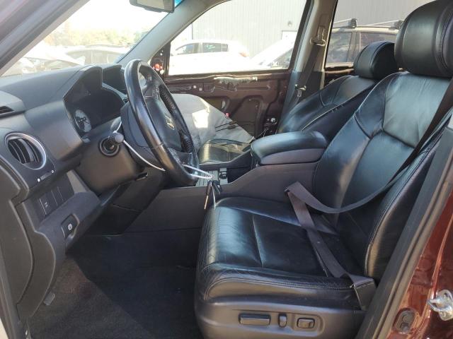 5FNYF48599B018441 - 2009 HONDA PILOT EXL Qəhvəyi foto 7