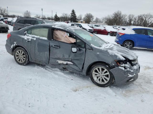 19XFB2F97CE042408 - 2012 HONDA CIVIC EXL ნაცრისფერი ფოტო 4