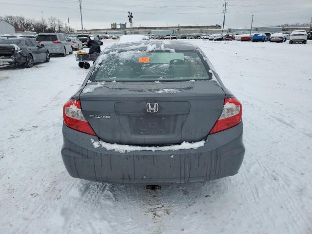 19XFB2F97CE042408 - 2012 HONDA CIVIC EXL ნაცრისფერი ფოტო 6