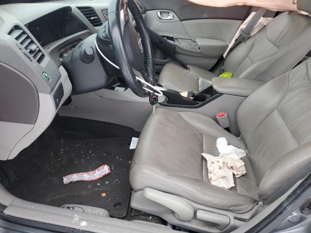 19XFB2F97CE042408 - 2012 HONDA CIVIC EXL ნაცრისფერი ფოტო 7