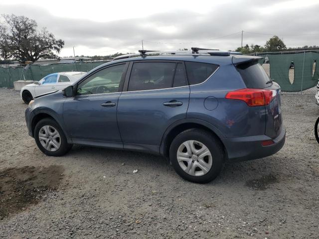 JTMZFREV9ED034338 - 2014 TOYOTA RAV4 LE TEAL photo 2