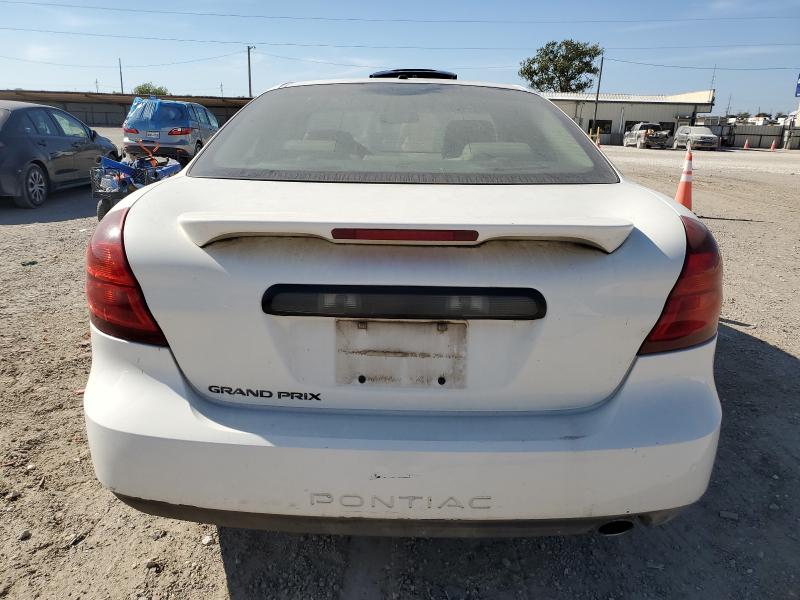 2G2WP552X81182808 - 2008 PONTIAC GRAND PRIX WHITE photo 6