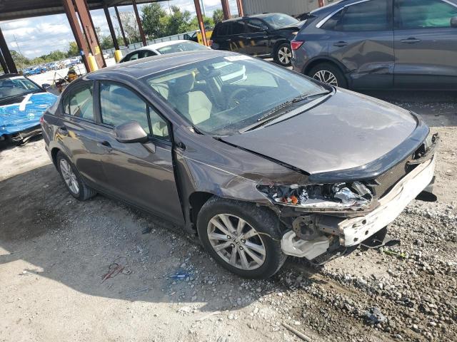 19XFB2F8XCE393174 - 2012 HONDA CIVIC EX GRAY photo 4