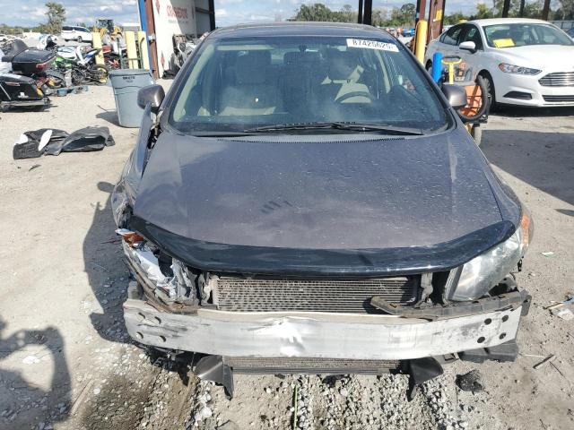 19XFB2F8XCE393174 - 2012 HONDA CIVIC EX GRAY photo 5