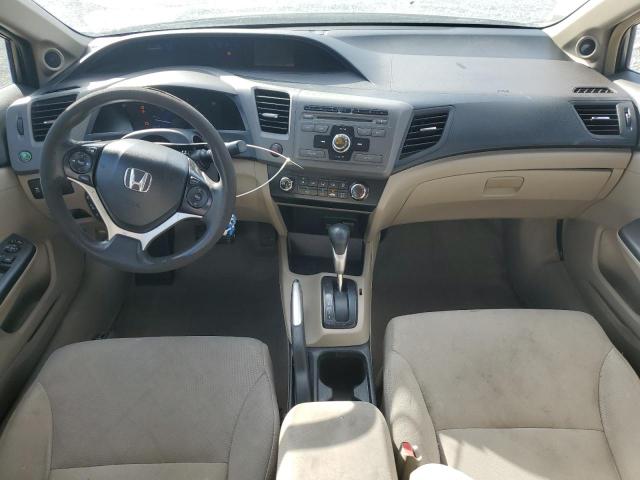 19XFB2F8XCE393174 - 2012 HONDA CIVIC EX GRAY photo 8