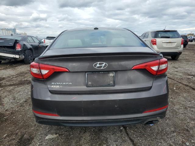 5NPE24AF8HH446809 - 2017 HYUNDAI SONATA SE BROWN photo 6