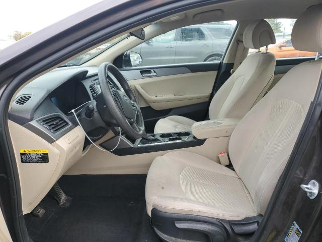 5NPE24AF8HH446809 - 2017 HYUNDAI SONATA SE BROWN photo 7