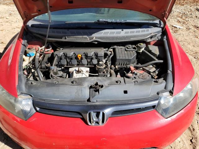 2HGFG12828H565454 - 2008 HONDA CIVIC EX წითელი ფოტო 11