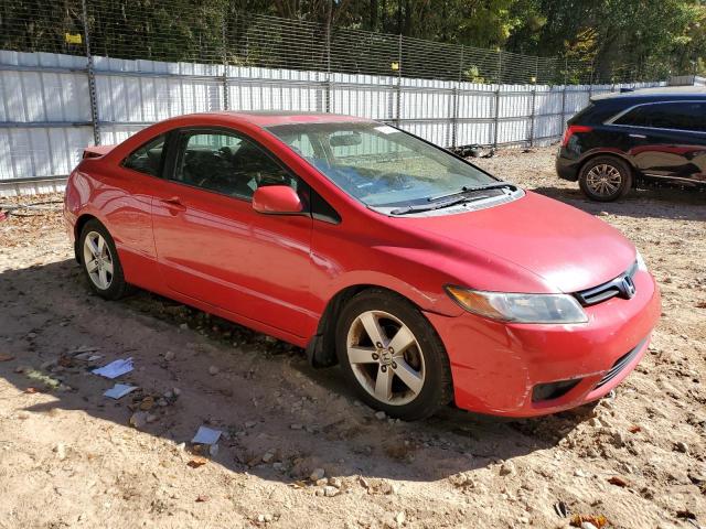 2HGFG12828H565454 - 2008 HONDA CIVIC EX წითელი ფოტო 4