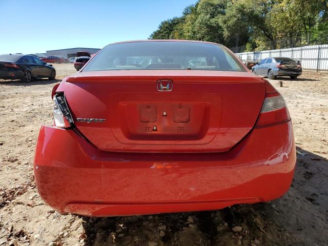 2HGFG12828H565454 - 2008 HONDA CIVIC EX წითელი ფოტო 6