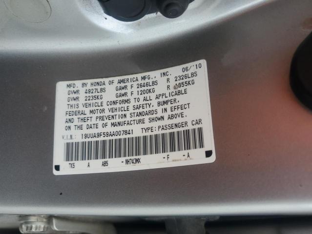 19UUA9F59AA007841 - 2010 ACURA TL 银色 照片 13