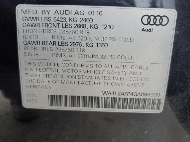 WA1L2AFP4GA096330 - 2016 AUDI Q5 PREMIUM PLUS Mavi foto 14