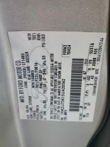 1FMZU73K15UA20562 - 2005 FORD EXPLORER XLT SILVER photo 13