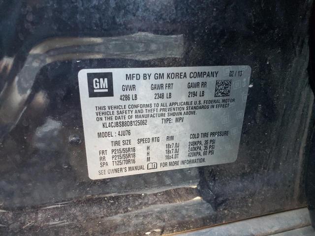 KL4CJBSB8DB125062 - 2013 BUICK ENCORE CONVENIENCE 黑色 照片 13