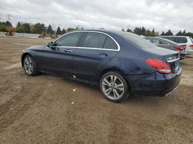 55SWF4KB5JU271488 - 2018 MERCEDES-BENZ C 300 4MATIC BLUE photo 2