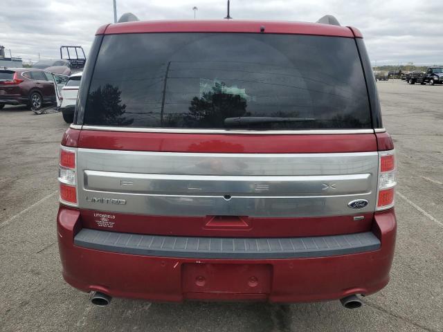 2FMHK6D81FBA08160 - 2015 FORD FLEX LIMITED წითელი ფოტო 6
