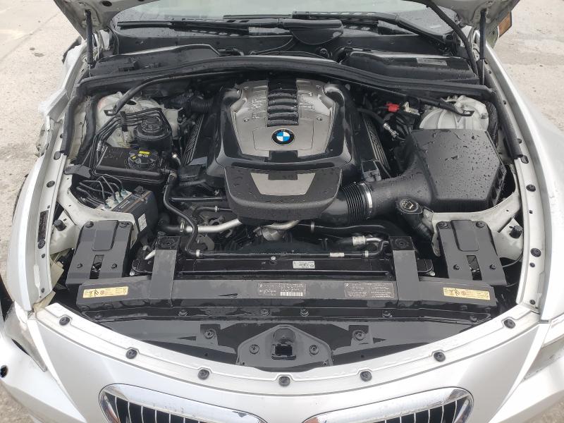 WBAEB53549CX64169 - 2009 BMW 650 I SILVER photo 11