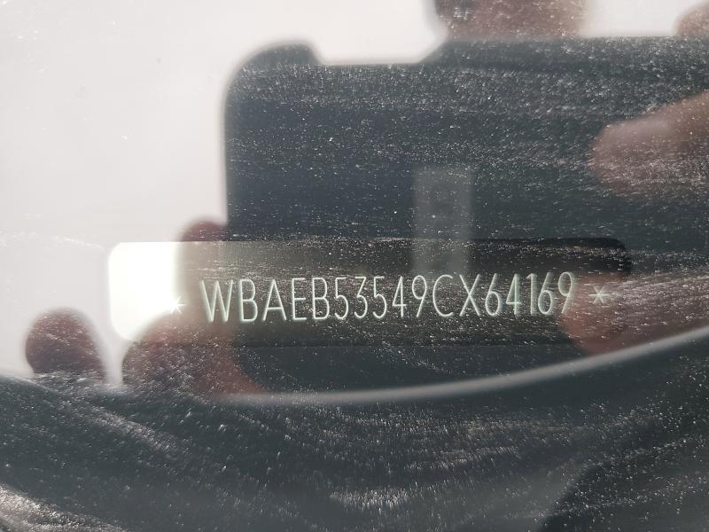 WBAEB53549CX64169 - 2009 BMW 650 I SILVER photo 13