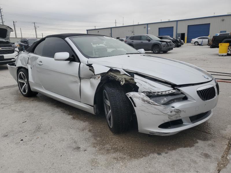 WBAEB53549CX64169 - 2009 BMW 650 I SILVER photo 4