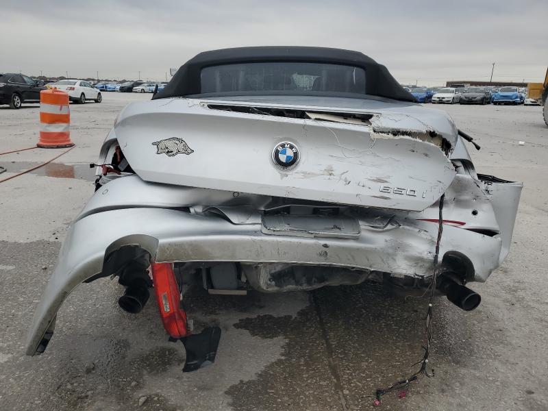 WBAEB53549CX64169 - 2009 BMW 650 I SILVER photo 6