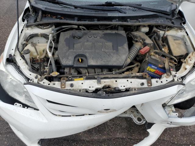 5YFBU4EE7CP030356 - 2012 TOYOTA COROLLA BASE Blanc photo 11