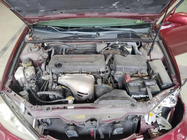 4T1BE30K55U082798 - 2005 TOYOTA CAMRY LE 栗色 照片 11