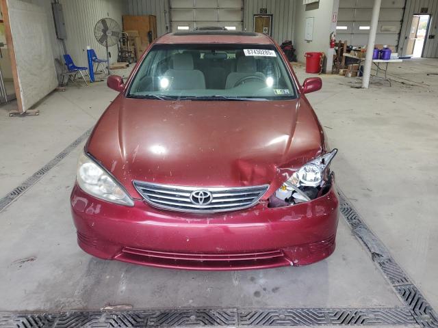 4T1BE30K55U082798 - 2005 TOYOTA CAMRY LE 栗色 照片 5