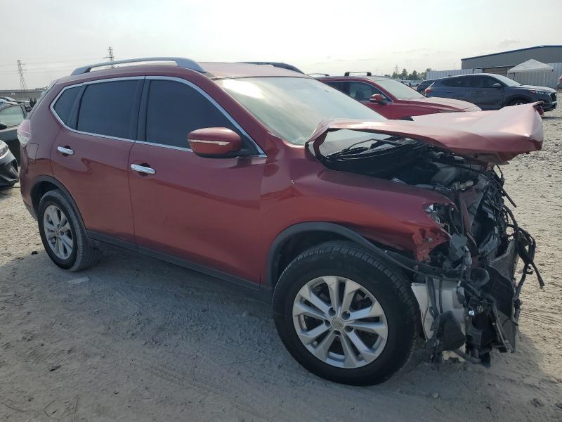 5N1AT2MT9EC827718 - 2014 NISSAN ROGUE S RED photo 4