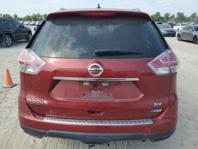 5N1AT2MT9EC827718 - 2014 NISSAN ROGUE S RED photo 6