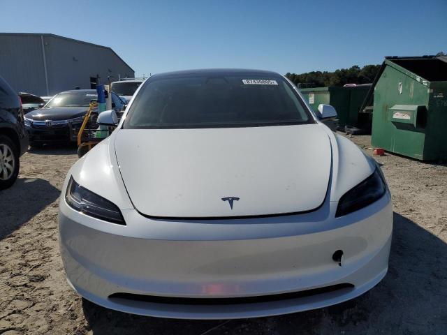 5YJ3E1EA6SF973507 - 2025 TESLA MODEL 3 WHITE photo 5
