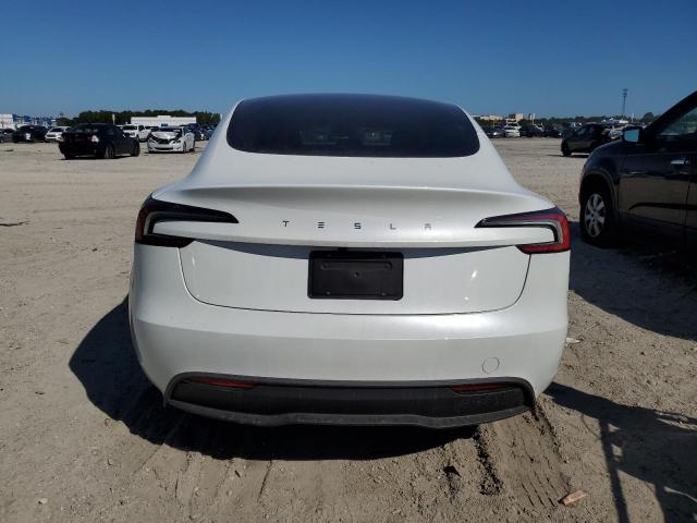 5YJ3E1EA6SF973507 - 2025 TESLA MODEL 3 WHITE photo 6