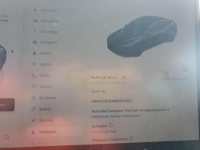 5YJ3E1EA6SF973507 - 2025 TESLA MODEL 3 WHITE photo 9