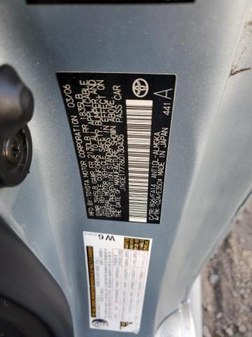 JTKDE177760130435 - 2006 TOYOTA SCION TC Dəniz mavisi foto 12