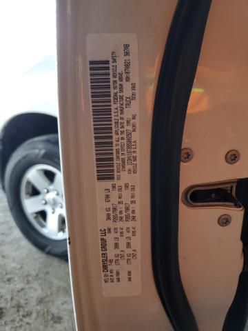 1D3HV18T89S802927 - 2009 DODGE RAM 1500 WHITE photo 12