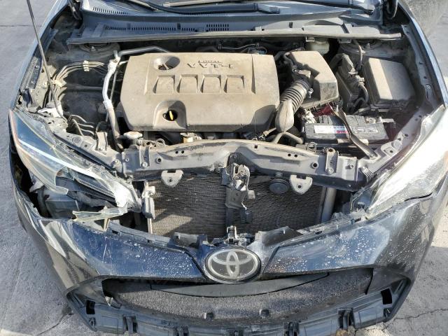 2T1BURHE8JC031974 - 2018 TOYOTA COROLLA L BLACK photo 11