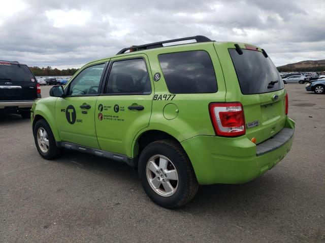 1FMCU0D70BKB86005 - 2011 FORD ESCAPE XLT GREEN photo 2