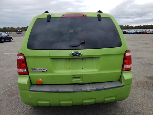 1FMCU0D70BKB86005 - 2011 FORD ESCAPE XLT GREEN photo 6